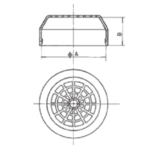 COPRIVENTOLE per motore MEC tipo 3